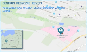 PIELĘGNIARSKA OPIEKA DŁUGOTERMINOWA DOMOWA - CENTRUM MEDYCZNE REVITA - UL. ZAWIDOWSKA 4,  LUBAŃ