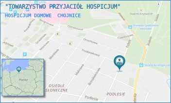 HOSPICJUM DOMOWE - "TOWARZYSTWO PRZYJACIÓŁ HOSPICJUM" - UL. STRZELECKA 89,  CHOJNICE