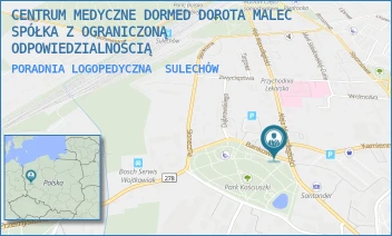 PORADNIA LOGOPEDYCZNA - CENTRUM MEDYCZNE DORMED SPÓŁKA Z OGRANICZONĄ ODPOWIEDZIALNOŚCIĄ - UL. BANKOWA 1,  SULECHÓW