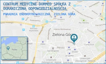 PORADNIA ENDOKRYNOLOGICZNA - CENTRUM MEDYCZNE DORMED SPÓŁKA Z OGRANICZONĄ ODPOWIEDZIALNOŚCIĄ - UL. MIKOŁAJA KOPERNIKA 2/2,  ZIELONA GÓRA