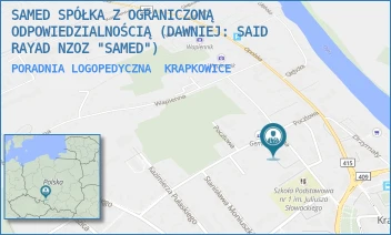 PORADNIA LOGOPEDYCZNA - SAMED SPÓŁKA Z OGRANICZONĄ ODPOWIEDZIALNOŚCIĄ - UL. SZKOLNA 7,  KRAPKOWICE