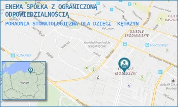 PORADNIA STOMATOLOGICZNA DLA DZIECI - ENEMA SPÓŁKA Z OGRANICZONĄ ODPOWIEDZIALNOŚCIĄ - STANISŁAWA MONIUSZKI 1,  KĘTRZYN