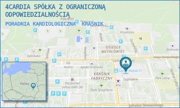 PORADNIA KARDIOLOGICZNA - 4CARDIA SPÓŁKA Z OGRANICZONĄ ODPOWIEDZIALNOŚCIĄ - SZPITALNA 4C,  KRAŚNIK