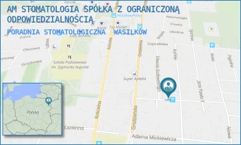PORADNIA STOMATOLOGICZNA - AM STOMATOLOGIA SPÓŁKA Z OGRANICZONĄ ODPOWIEDZIALNOŚCIĄ - KRYŃSKA 32/10/11,  WASILKÓW
