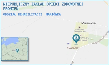 ODDZIAŁ REHABILITACJI - NIEPUBLICZNY ZAKŁAD OPIEKI ZDROWOTNEJ PROMIEŃ - 1,  MARIÓWKA
