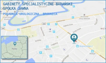 PODADNIA UROLOGICZNA - GABINETY SPECJALISTYCZNE BARAŃSKI SPÓŁKA JAWNA - STANISŁAWA WYSPIAŃSKIEGO 2/A,  BRODNICA