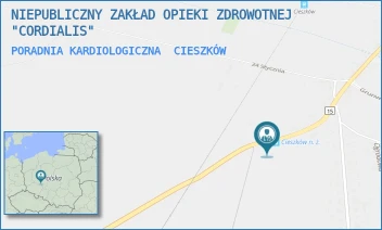 PORADNIA KARDIOLOGICZNA - NIEPUBLICZNY ZAKŁAD OPIEKI ZDROWOTNEJ "CORDIALIS" - UL. GEN. WŁADYSŁAWA SIKORSKIEGO 53,  CIESZKÓW