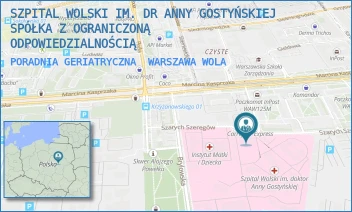 PORADNIA GERIATRYCZNA - SZPITAL WOLSKI IM. DR ANNY GOSTYŃSKIEJ SPÓŁKA Z OGRANICZONĄ ODPOWIEDZIALNOŚCIĄ - MARCINA KASPRZAKA 17,  WARSZAWA WOLA