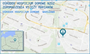 OŚRODEK HOSPICJUM DOMOWE - OŚRODEK HOSPICJUM DOMOWE NZOZ ZGROMADZENIA KSIĘŻY MARIANÓW - TYKOCIŃSKA 27/35,  WARSZAWA