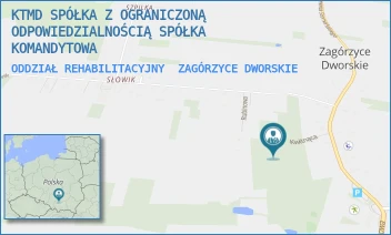 ODDZIAŁ REHABILITACYJNY - SZPITAL KWITNĄCA DRZYZGIEWICZ BEATA SPÓŁKA KOMANDYTOWA - UL. KWITNĄCA 3,  ZAGÓRZYCE DWORSKIE