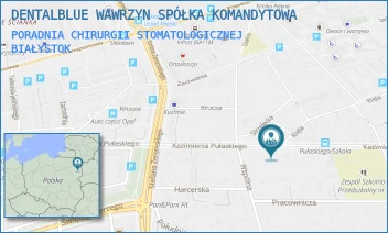 PORADNIA CHIRURGII STOMATOLOGICZNEJ - DENTALBLUE WAWRZYN SPÓŁKA KOMANDYTOWA - KAZIMIERZA PUŁASKIEGO 35,  BIAŁYSTOK