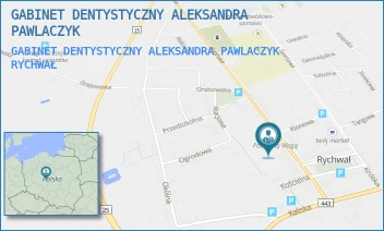 GABINET DENTYSTYCZNY ALEKSANDRA PAWLACZYK - GABINET DENTYSTYCZNY ALEKSANDRA PAWLACZYK - KONIŃSKA 13,  RYCHWAŁ