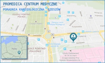 PORADNIA KARDIOLOGICZNA - PROMEDICA CENTRUM MEDYCZNE - UL. ZENITOWA 5,  RZESZÓW