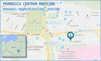 PORADNIA REUMATOLOGICZNA - PROMEDICA CENTRUM MEDYCZNE - UL. ZENITOWA 5,  RZESZÓW