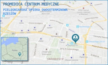 PIELĘGNIARSKA OPIEKA DŁOGOTERMINOWA - PROMEDICA CENTRUM MEDYCZNE - PL. WOLNOŚCI 17,  RZESZÓW