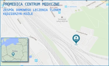 ZESPÓŁ DOMOWEGO LECZENIA TLENEM - PROMEDICA CENTRUM MEDYCZNE - UL. POWSTAŃCÓW 70,  KĘDZIERZYN-KOŹLE