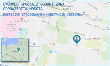 HOSPICJUM STACJONARNE - EWDOMED SPÓŁKA Z OGRANICZONĄ ODPOWIEDZIALNOŚCIĄ - PIASTA 21,  KONSTANCIN-JEZIORNA