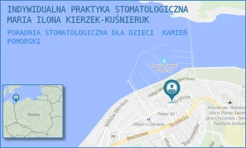 PORADNIA STOMATOLOGICZNA DLA DZIECI - INDYWIDUALNA PRAKTYKA STOMATOLOGICZNA MARIA ILONA KIERZEK-KUŚNIERUK - GRYFITÓW 5,  KAMIEŃ POMORSKI