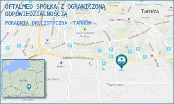 PORADNIA OKULISTYCZNA - OFTALMED SPÓŁKA Z OGRANICZONĄ ODPOWIEDZIALNOŚCIĄ - UL. GABRIELA NARUTOWICZA 25,  TARNÓW