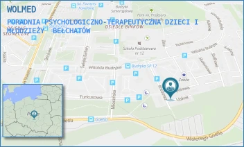 PORADNIA PSYCHOLOGICZNO-TERAPEUTYCZNA DZIECI I MŁODZIEŻY - WOLMED - UL. OPALOWA 9,  BEŁCHATÓW