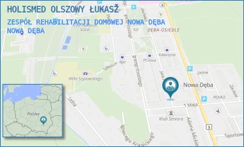 ZESPÓŁ REHABILITACJI DOMOWEJ NOWA DĘBA - HOLISMED OLSZOWY ŁUKASZ - UL. JANA PAWŁA II 4,  NOWA DĘBA