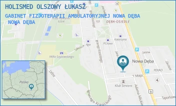 GABINET FIZJOTERAPII AMBULATORYJNEJ NOWA DĘBA - HOLISMED OLSZOWY ŁUKASZ - UL. JANA PAWŁA II 4,  NOWA DĘBA