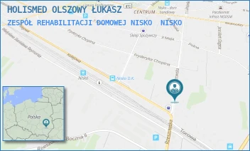 ZESPÓŁ REHABILITACJI DOMOWEJ NISKO - HOLISMED OLSZOWY ŁUKASZ - UL. RZESZOWSKA 41,  NISKO
