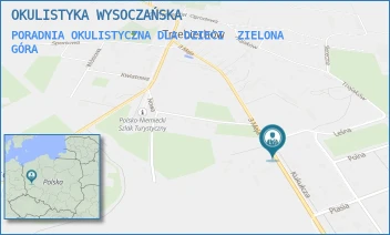 PORADNIA OKULISTYCZNA DLA DZIECI - OKULISTYKA WYSOCZAŃSKA - UL. KUKUŁCZA 10/2,  ZIELONA GÓRA