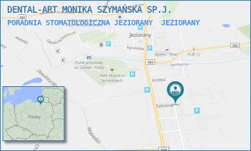 PORADNIA STOMATOLOGICZNA JEZIORANY - SZYMAŃSCY STOMATOLOGIA SPÓŁKA JAWNA - KONOPNICKIEJ 13,  JEZIORANY