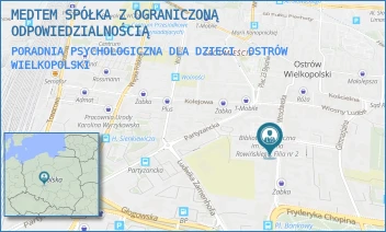 PORADNIA PSYCHOLOGICZNA DLA DZIECI - MEDTEM SPÓŁKA Z OGRANICZONĄ ODPOWIEDZIALNOŚCIĄ - WROCŁAWSKA 28,  OSTRÓW WIELKOPOLSKI