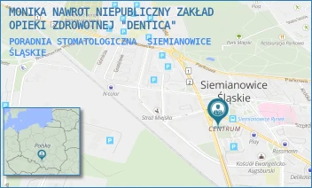 PORADNIA STOMATOLOGICZNA - MONIKA NAWROT NIEPUBLICZNY ZAKŁAD OPIEKI ZDROWOTNEJ "DENTICA" - UL. ŚLĄSKA 34,  SIEMIANOWICE ŚLĄSKIE