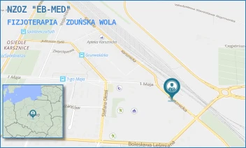 FIZJOTERAPIA - NZOZ "EB-MED" - UL. KARSZNICKA 124,  ZDUŃSKA WOLA