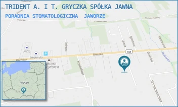 PORADNIA STOMATOLOGICZNA - TRIDENT A. I T. GRYCZKA SPÓŁKA JAWNA - UL. POLNA 10,  JAWORZE
