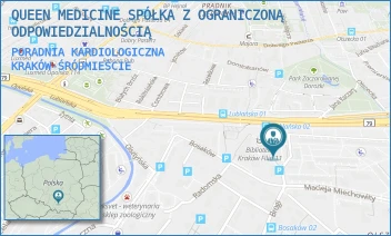 PORADNIA KARDIOLOGICZNA - QUEEN MEDICINE SPÓŁKA Z OGRANICZONĄ ODPOWIEDZIALNOŚCIĄ - UL. BOSAKÓW 11,  KRAKÓW-ŚRÓDMIEŚCIE