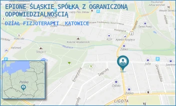 DZIAŁ FIZJOTERAPII - UT-MED SPÓŁKA Z OGRANICZONĄ ODPOWIEDZIALNOŚCIĄ - UL. PIOTROWICKA 68,  KATOWICE