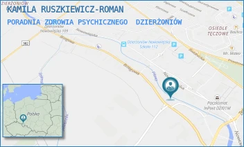 PORADNIA ZDROWIA PSYCHICZNEGO - KAMILA RUSZKIEWICZ-ROMAN - UL. NOWOWIEJSKA 73,  DZIERŻONIÓW