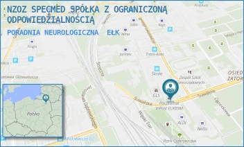 PORADNIA NEUROLOGICZNA - NZOZ SPECMED SPÓŁKA Z OGRANICZONĄ ODPOWIEDZIALNOŚCIĄ - SUWALSKA 11,  EŁK