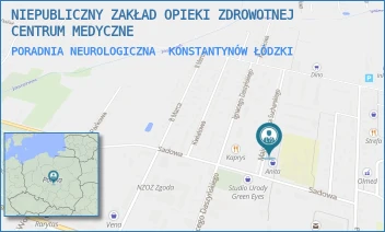 PORADNIA NEUROLOGICZNA - NIEPUBLICZNY ZAKŁAD OPIEKI ZDROWOTNEJ CENTRUM MEDYCZNE - UL. SUCHARSKIEGO 1/3,  KONSTANTYNÓW ŁÓDZKI