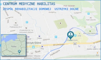 ZESPÓŁ REHABILITACJI DOMOWEJ - CENTRUM MEDYCZNE HABILITAS - UL. 29 LISTOPADA 19A,  USTRZYKI DOLNE