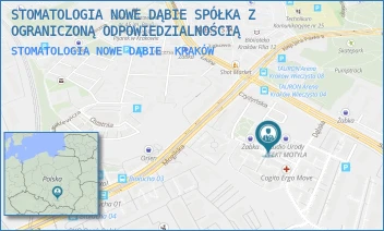 STOMATOLOGIA NOWE DĄBIE - STOMATOLOGIA NOWE DĄBIE SPÓŁKA Z OGRANICZONĄ ODPOWIEDZIALNOŚCIĄ - UL. DĄBSKA 18N/LU 15,  KRAKÓW