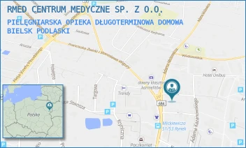 PIELĘGNIARSKA OPIEKA DŁUGOTERMINOWA DOMOWA - RMED CENTRUM MEDYCZNE SP. Z O.O. - ADAMA MICKIEWICZA 104,  BIELSK PODLASKI