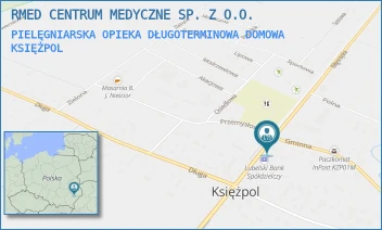 PIELĘGNIARSKA OPIEKA DŁUGOTERMINOWA DOMOWA - R MED CENTRUM MEDYCZNE SPÓŁKA Z OGRANICZONĄ ODPOWIEDZIALNOŚCIĄ - BIŁGORAJSKA 13/3,  KSIĘŻPOL
