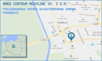 PIELĘGNIARSKA OPIEKA DŁUGOTERMINOWA DOMOWA - R MED CENTRUM MEDYCZNE SPÓŁKA Z OGRANICZONĄ ODPOWIEDZIALNOŚCIĄ - PL. KOŚCIUSZKI 31,  PODDĘBICE