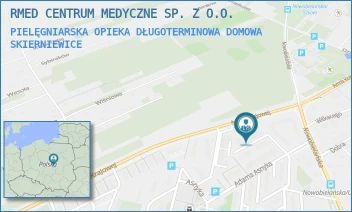 PIELĘGNIARSKA OPIEKA DŁUGOTERMINOWA DOMOWA - R MED CENTRUM MEDYCZNE SPÓŁKA Z OGRANICZONĄ ODPOWIEDZIALNOŚCIĄ - UL. ARMII KRAJOWEJ 41,  SKIERNIEWICE