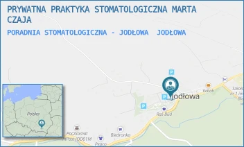 PORADNIA STOMATOLOGICZNA - JODŁOWA - PRYWATNA PRAKTYKA STOMATOLOGICZNA MARTA  CZAJA - JODŁOWA 25,  JODŁOWA