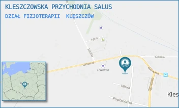 DZIAŁ FIZJOTERAPII - KLESZCZOWSKA PRZYCHODNIA SALUS - UL. OSIEDLOWA 2,  KLESZCZÓW