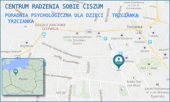 PORADNIA PSYCHOLOGICZNA DLA DZIECI - TRZCIANKA - CENTRUM RADZENIA SOBIE CISZUM - ADAMA MICKIEWICZA 1A/D,  TRZCIANKA