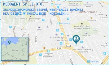 ZACHODNIOPOMORSKI ZESPÓŁ WENTYLACJI DOMOWEJ DLA DZIECI W KOSZALINIE - MEDOWENT SP. Z O.O. - LEOPOLDA OKULICKIEGO 24A,  KOSZALIN