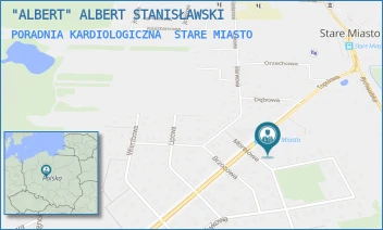PORADNIA KARDIOLOGICZNA - "ALBERT" ALBERT STANISŁAWSKI - TOPOLOWA 25,  STARE MIASTO