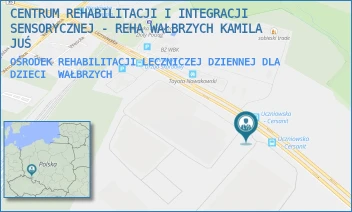 OŚRODEK REHABILITACJI LECZNICZEJ DZIENNEJ DLA DZIECI - CENTRUM REHABILITACJI I INTEGRACJI SENSORYCZNEJ - REHA WAŁBRZYCH KAMILA JUŚ - UL. UCZNIOWSKA 21,  WAŁBRZYCH